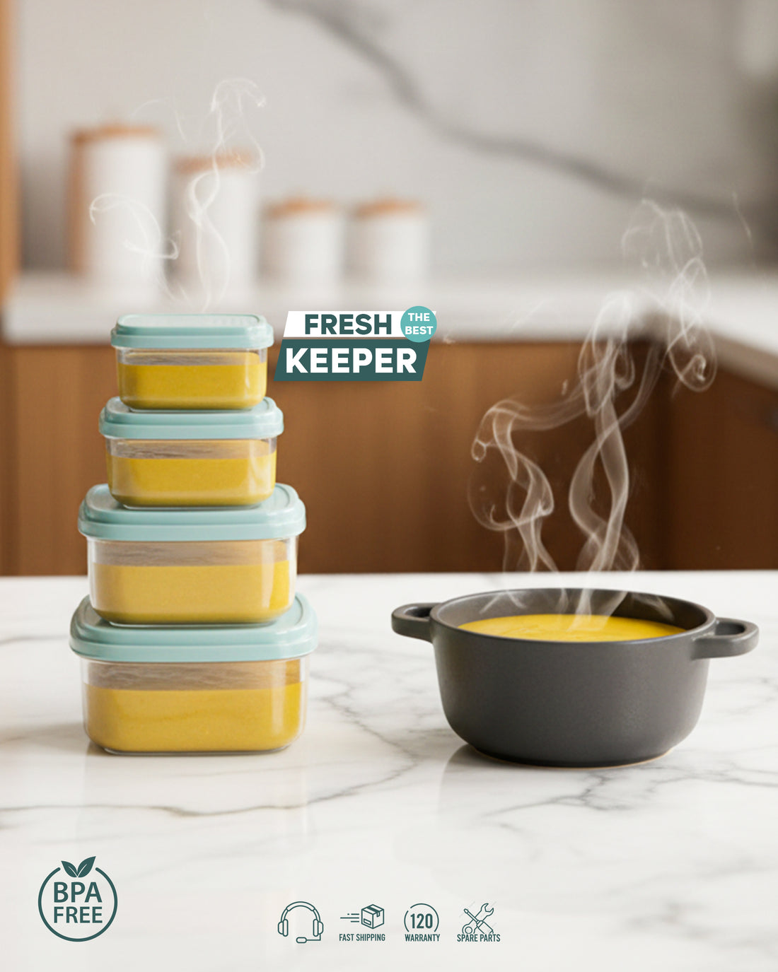 Fresh Keep set | طقم علب فريش كيب